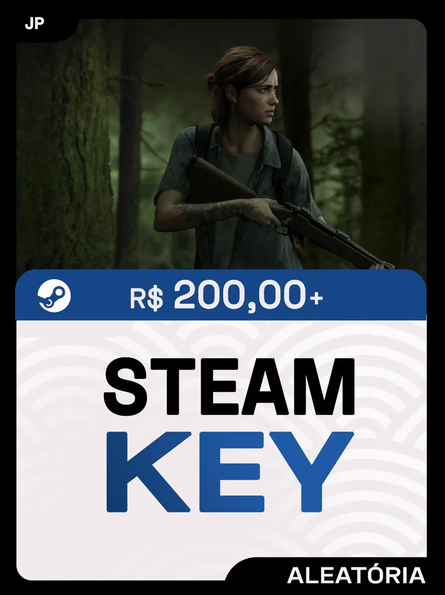 Chave Steam jogos acima de R$200,00