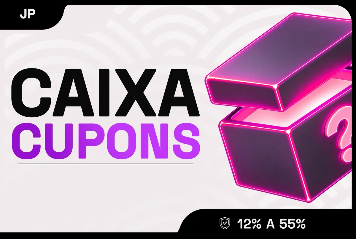 Caixa Cupons 12% a 55%
